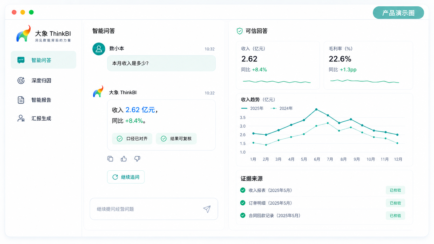 智能问答产品演示